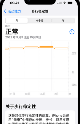 韩城iPhone手机维修如何在iPhone开启'步行稳定性通知'