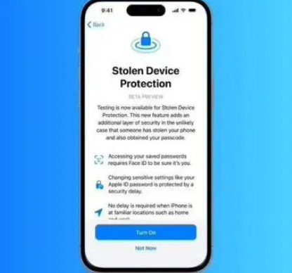 韩城苹果授权维修店分享被盗设备保护功能开启方法 